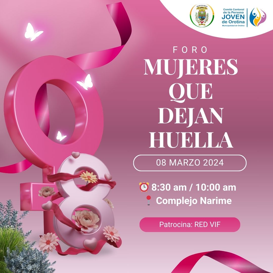 ? FORO: MUJERES QUE DEJAN HUELLA